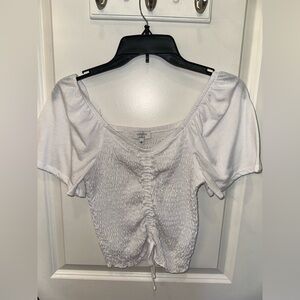 White Cabana By Crown and Ivey Crop top